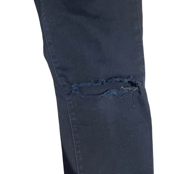 7 FOR ALL MANKIND The Skinny Black Jeans Five Pocket Zip Fly - Picture 5 of 6